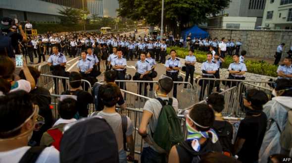 很多中国大陆人都对香港的占中行动的具体规模的状态并不清楚。