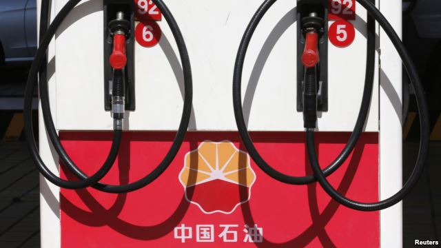 北京一处带有中石油标识的加油站。（资料照）