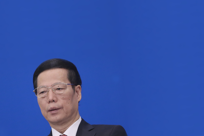 据港媒披露，中共副总理张高丽点名批评上海市取消GDP指标是走极端。(Getty Images)