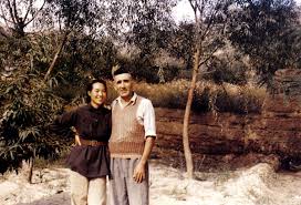 1944年，苏菲与马海德在延安枣园合影(网络图片)