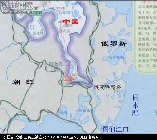 图1：图们江口地图