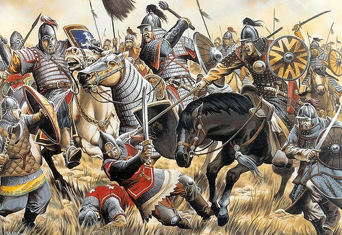 第一次西征中的蒙古骑兵
