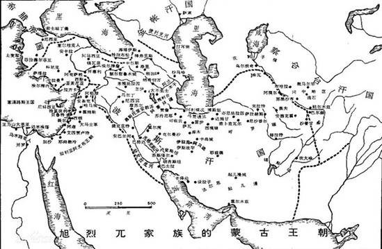 旭烈兀西征建立的伊儿汗国