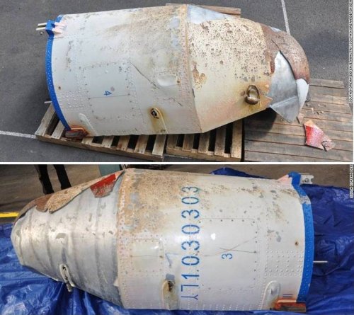  这些残骸据信是来自于朝鲜在2月7日发射的远程火箭。（网络图片）