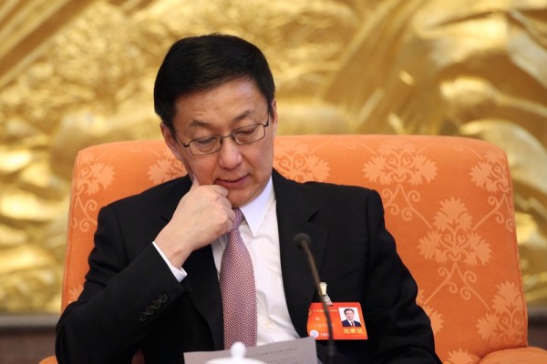 港媒最新消息，中共上海市委书记韩正、市长杨雄可能双双被调离。图为韩正。（大纪元资料室）