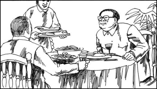 一起吃饭时李却提到要过生日了。江泽民不关心人民的菜篮子，可却熟记这几位大老的生日。心里纳闷，李的生日明明是“1909年6月23日”，怎么这时过起生日来了？(网络图片)