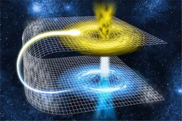 理论物理学家推测，银河系中的时空通道「虫洞」可以让飞船通过。（Fotolia）