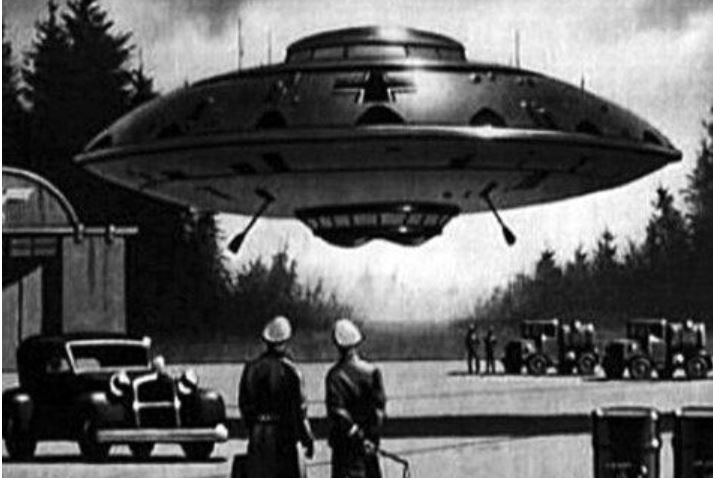 二战情报揭密，纳粹效仿外星人造飞碟。（网络图片）