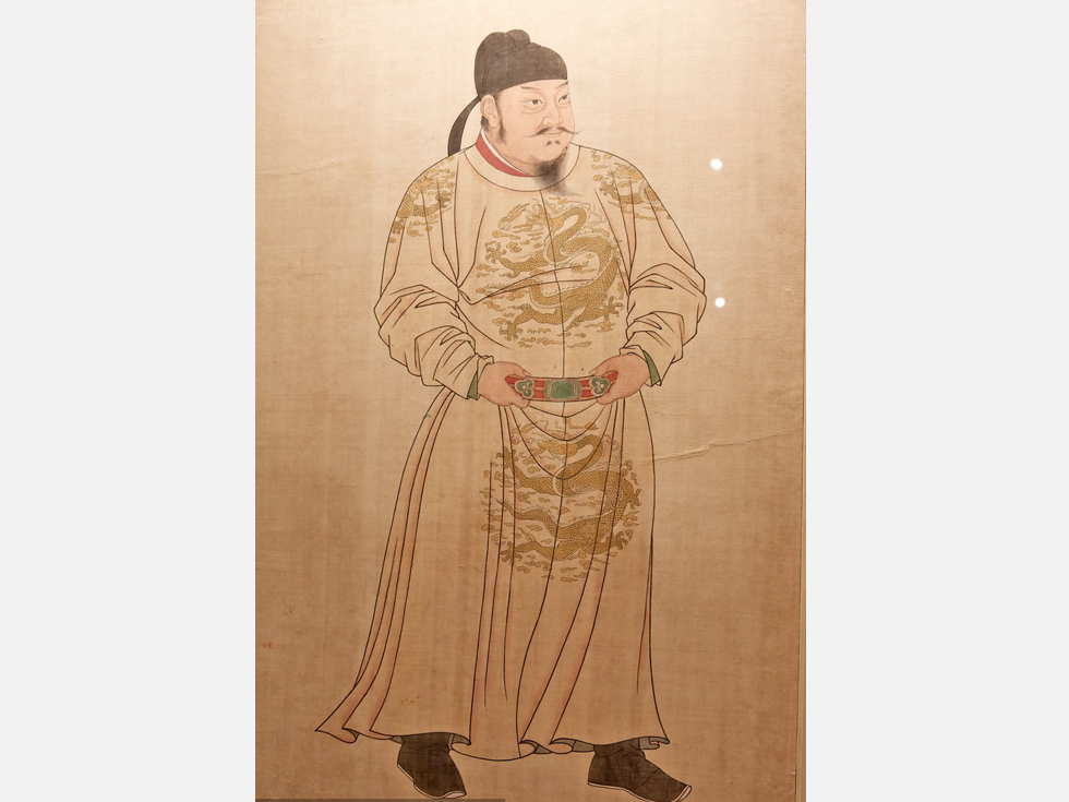 唐太宗李世民画像（图源：中国国家博物馆）