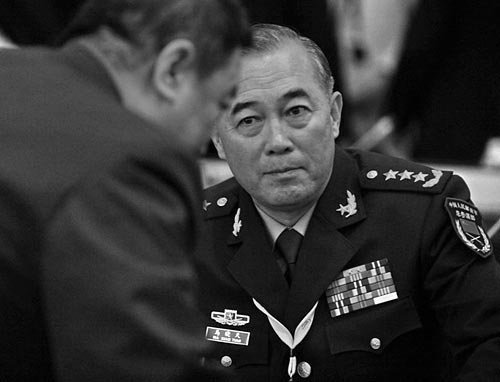 中共空军原政委田修思被带走调查。（网络图片）