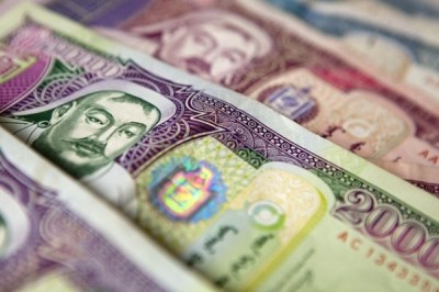  蒙古貨幣圖格里克這個月貶值幅度高達7.8%，成為全球表現最差的貨幣。（彭博）
