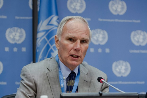 联合国人权理事会赤贫和人权问题特别报告员菲利普．艾斯顿（图片来源：联合国网站）