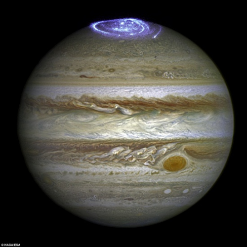 原文配图：朱诺号上的“无线电/等离子体波实验”探测仪器也录下了木星发出的“鬼魅”声音。