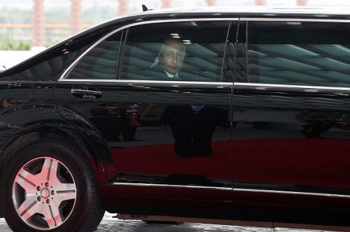 于9月4日，俄罗斯总统普京在中国杭州参加G20峰会。(Rolex Dena Pena – Pool/Getty Images)