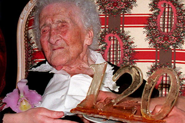吉尼斯世界纪录中最长寿的法国人卡尔曼特只活了122岁。（Getty Images）
