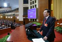 2014年3月9日上午9时，张德江作全国人大常委会工作报告