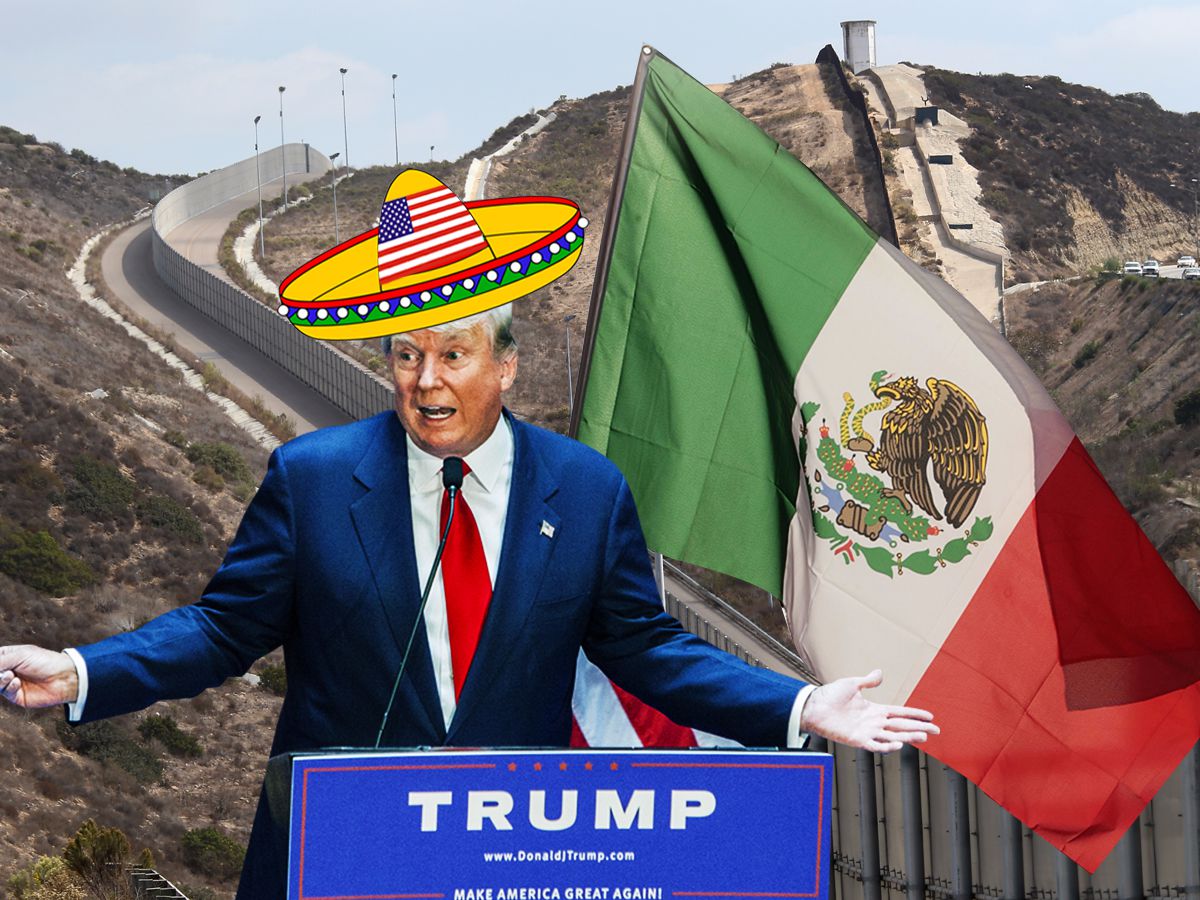 特朗普称要在美国和墨西哥之间建一道墙，防止偷渡