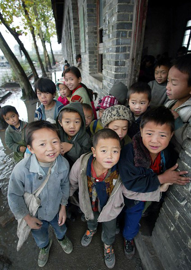 留守儿童（资料图/AFP）