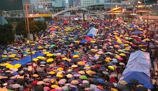 雨伞运动的纪录片《撑伞》下周二的香港首映被取消，但这套电影上月已在台湾的高雄电影节放映。（高雄电影节网页图片，拍摄日期不详）